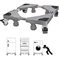 Los mejores  - Base Lavadora- Winzwon Ajustable Soporte Lavadora para Nevera Secadora- Movil Electrodomesticos- Largo-Ancho 46-5-68 cm…